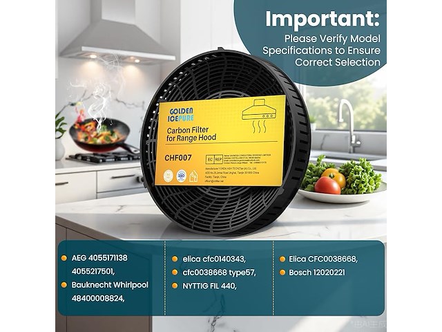 Golden icepure actieve koolstoffilter (4 stuks) - afbeelding 3 van  4