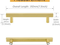 Goldenwarm goudkleurige meubelgrepen (20 stuks) - afbeelding 3 van  4