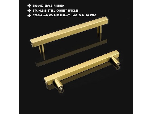 Goldenwarm goudkleurige meubelgrepen (20 stuks) - afbeelding 4 van  4