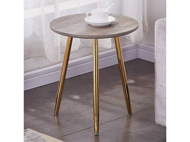 Goldfan bijzettafel woonkamer - afbeelding 1 van  2