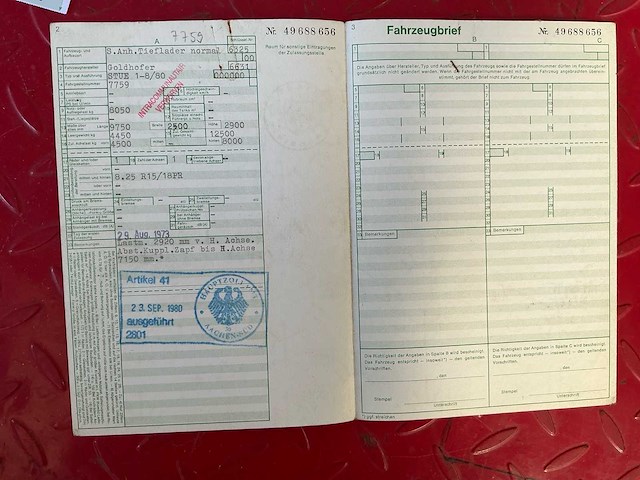 Goldhoffer stue 1 8/80 dieplader - afbeelding 6 van  12