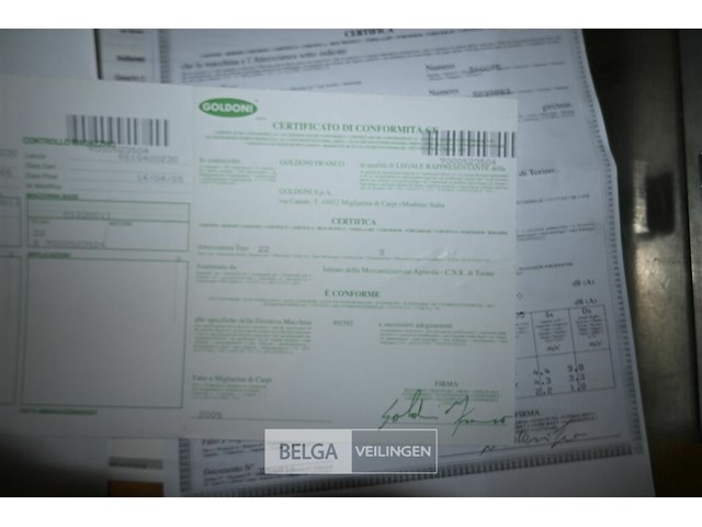 Goldoni motoculteur met frees - afbeelding 3 van  11