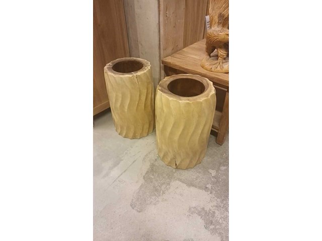 Goldstar - design vaas - flower pots (2x) - afbeelding 1 van  2