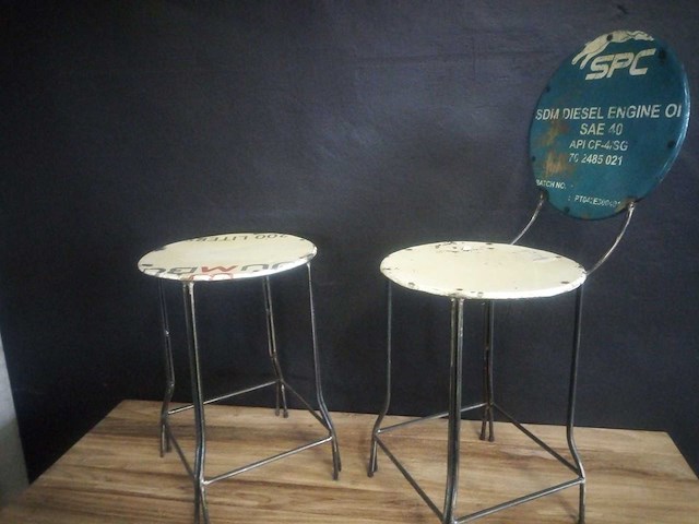 Goldstar - stoeltje - stool (6x) - afbeelding 2 van  2