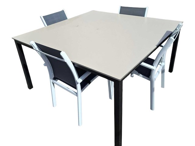 Goldstar - tafel vierkant - garden set - afbeelding 1 van  1