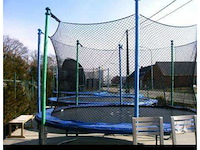 Goldstar - trampoline - veiligheidsnet - hq ladder - other outdoor toys / trampolines - afbeelding 3 van  3