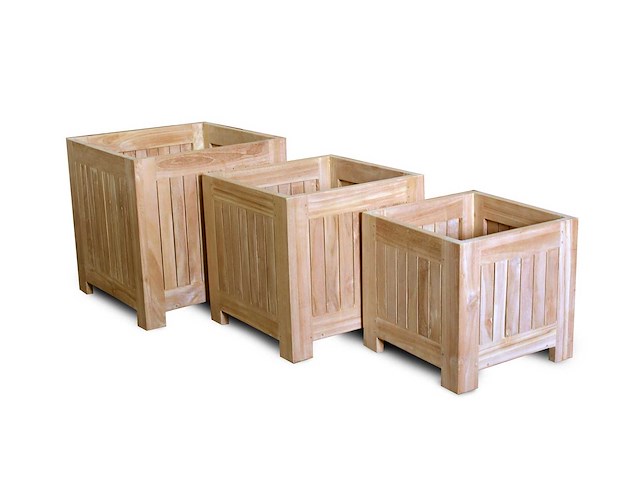 Goldstar - vierkant - flower box set van 3 - afbeelding 1 van  1