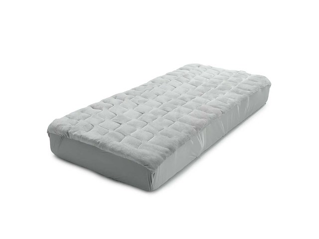 Goldwolke premium matrastopper/onderbed groen/grijs 90x200cm - afbeelding 1 van  2