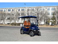 Golf buggy : metallic blauw - afbeelding 1 van  4