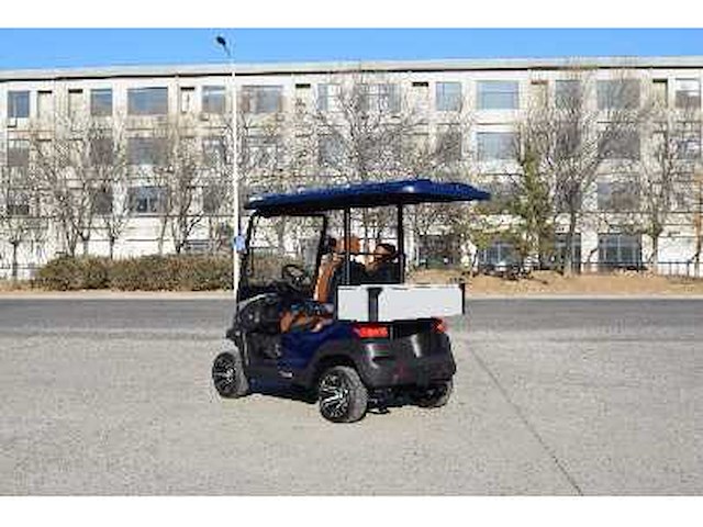 Golf buggy : metallic blauw - afbeelding 3 van  4