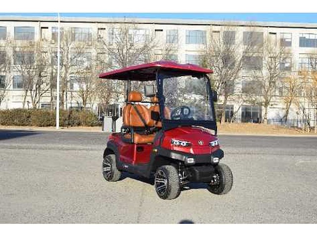 Golf buggy : metallic donkerrood - afbeelding 1 van  3