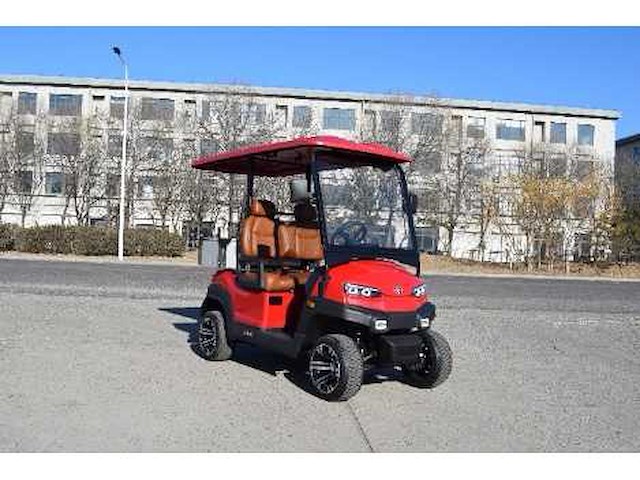 Golf buggy : metallic fel rood - afbeelding 2 van  5