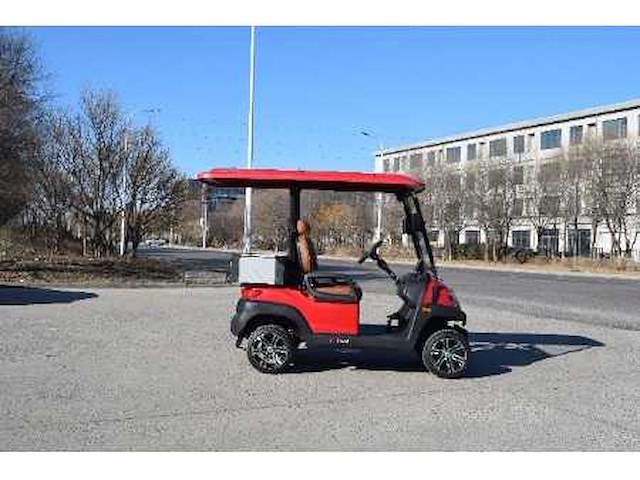 Golf buggy : metallic fel rood - afbeelding 3 van  5