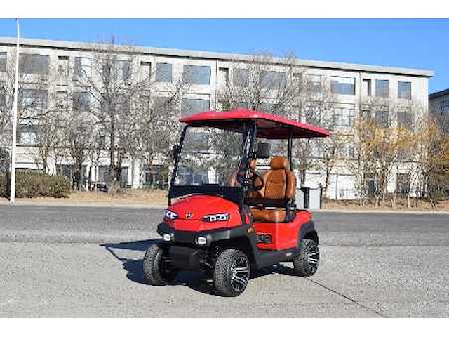 Golf buggy : metallic fel rood - afbeelding 4 van  5