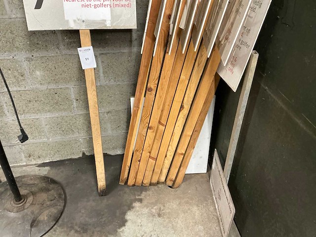 Golfbaan borden (9x) - afbeelding 1 van  1