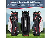 Golftas golfuitrusting, golfclubtas met 14 scheidingsdelen - afbeelding 2 van  6