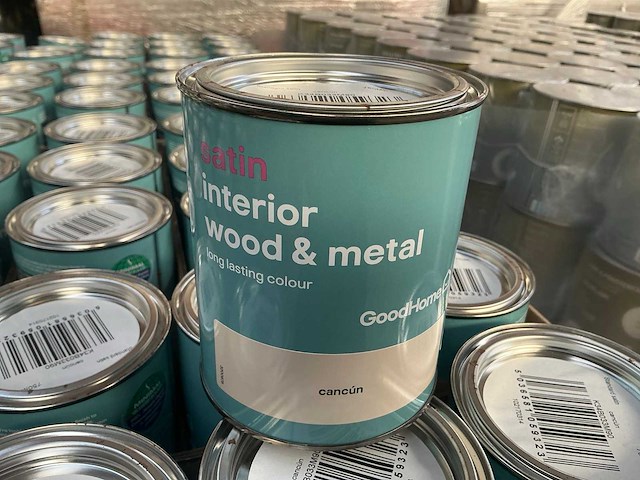 Goodhome satin cancún 750ml binnen verf (225x) - afbeelding 1 van  4