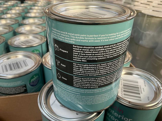 Goodhome satin cancún 750ml binnen verf (225x) - afbeelding 3 van  4