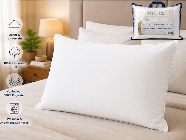 Goodnight - premium hotelkussen (x16) - afbeelding 2 van  2