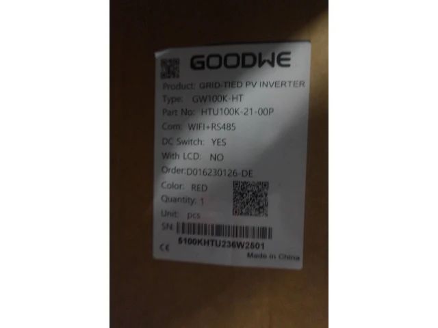 Goodwe pv inverter - afbeelding 2 van  3