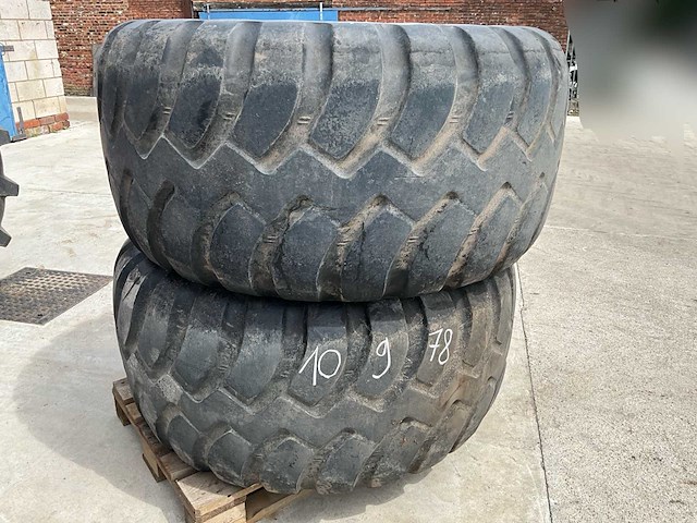 Goodyear - unisteel 650/55 r25 - band op velg (2x) - afbeelding 1 van  5