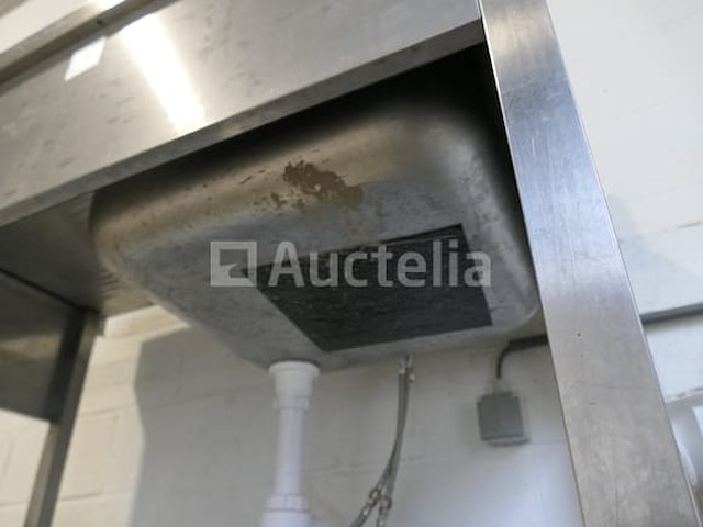 Gootsteen met roestvrijstalen afvoerbak - afbeelding 2 van  5