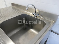 Gootsteen met roestvrijstalen afvoerbak - afbeelding 5 van  5