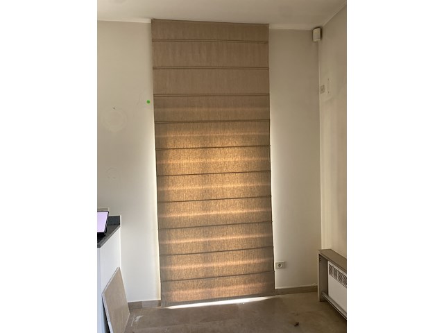 Gordijn met optreksysteem (deur keuken) - afbeelding 2 van  2