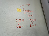 Gordijnen + rail - afbeelding 3 van  3