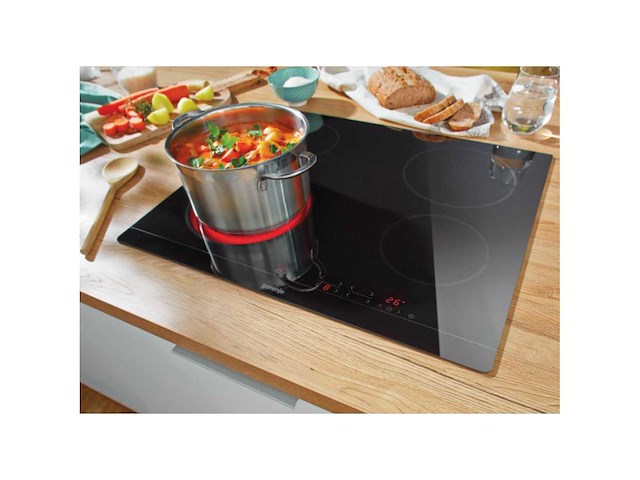 Gorenje ect641bsc keramische glazen kookplaat, met touchcontrol sensor, zwart - afbeelding 1 van  5