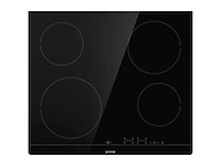 Gorenje ect641bsc keramische glazen kookplaat, met touchcontrol sensor, zwart - afbeelding 3 van  5