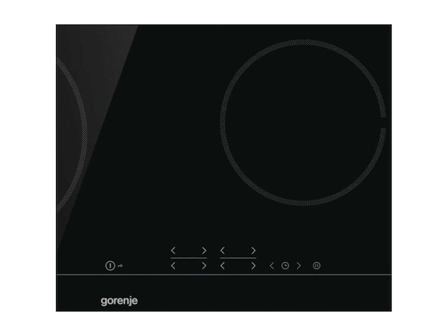 Gorenje ect641bsc keramische glazen kookplaat, met touchcontrol sensor, zwart - afbeelding 4 van  5