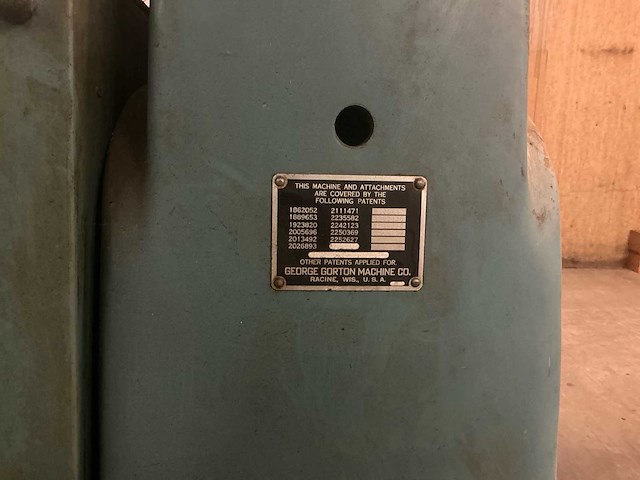Gorton kolomboormachine - afbeelding 6 van  8