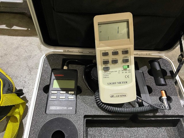 Gossen lutron lx-107ha lichtmeterset - afbeelding 3 van  3