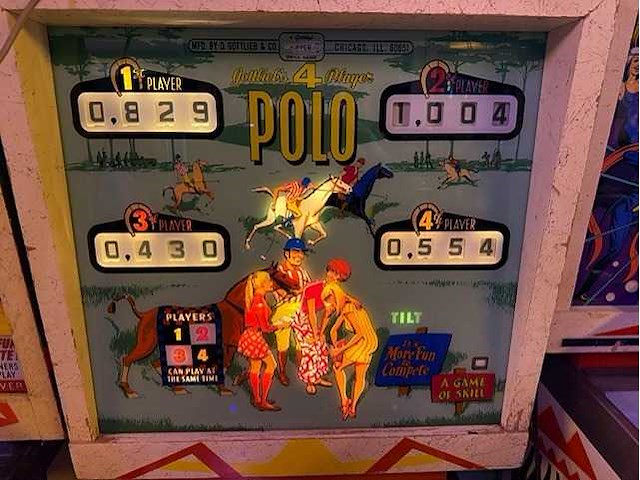 Gottlieb - polo - flipperkast - afbeelding 1 van  4