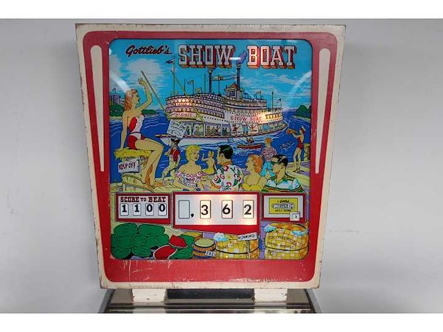 Gottlieb - show boat - flipperkast - afbeelding 1 van  6