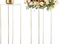 Gouden bloemenstandaard - afbeelding 1 van  3
