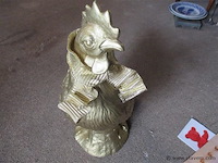 Gouden kip beeld - afbeelding 2 van  4