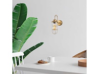 Gouden metalen wandlamp (x2) - afbeelding 3 van  9