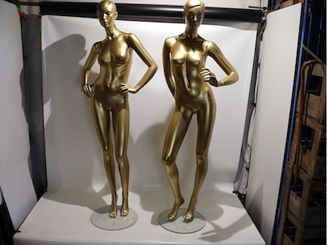 Gouden paspop (x2) - afbeelding 1 van  6