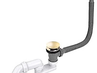 Goudkleurige afwerking voor de afvoer van het bad - afbeelding 1 van  3