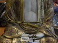 Goudkleurige boedha lamp - afbeelding 3 van  3