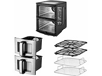 Gourmia dubbeldekker 10,4l airfryer, gaf1180 - afbeelding 5 van  6