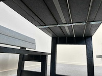 Gova plast - 2 banken + tafel - tuinset - afbeelding 6 van  9