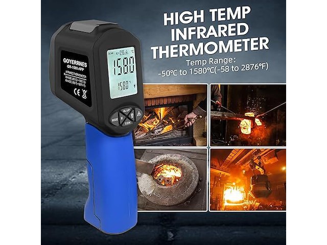 Goyerrnes laser infrarood thermometer - afbeelding 7 van  7