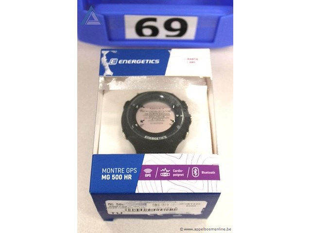 Gps horloge, energetics, mg 500 hr, met hartslagmeter en bluetooth, werking niet gekend - afbeelding 1 van  1