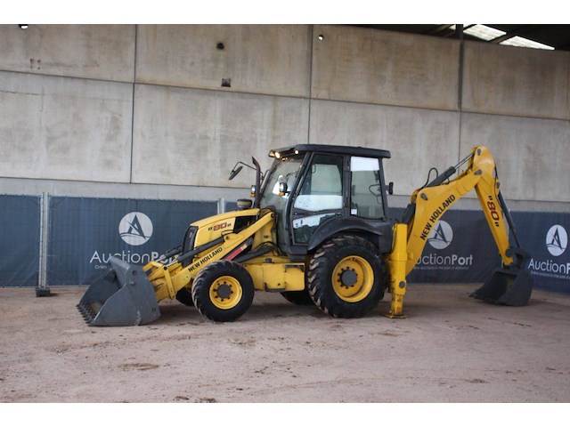 Graaf-laadcombinatie new holland b80b diesel 72kw 2017 - afbeelding 1 van  1