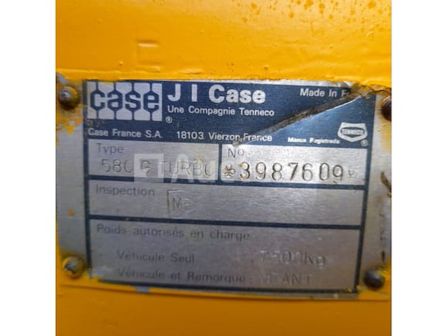 Graaf loader case 580g turbo 4x4 variomatic-arm - afbeelding 4 van  7