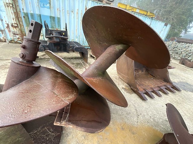 Graaf schroef / puttenboor (2x) - afbeelding 5 van  6