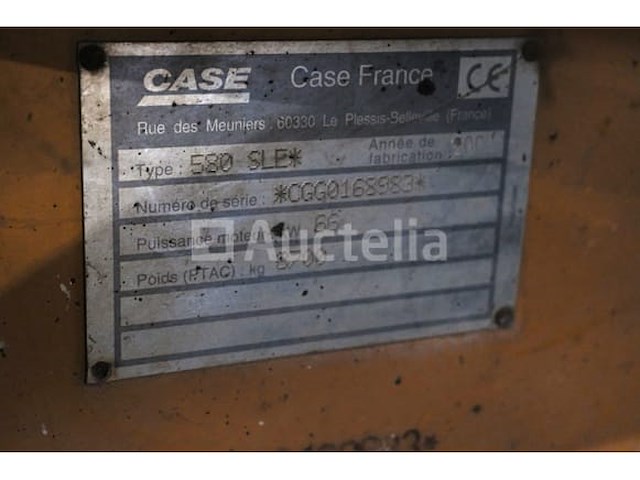 Graaflader koffer 580 sle (2000-5.297 uur-vin:cgg0168983) - afbeelding 10 van  47